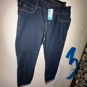 Torrid Dark Blue Ankle Jeans